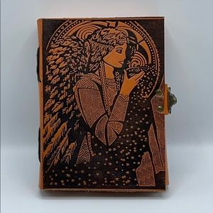 Handmade leather journal